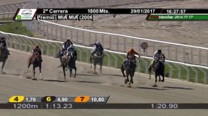 29/01/2017 – Hipodromo Maroñas – Carr 2 – MIA MIA (2006)