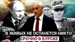 МОЛНИЯ КУРСК АХНУЛ! «В живых никого не останется». Белоусов готовит мощный «подарок».. Присядьте