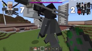 NEW UPGRADED SCIENTIST SKIBIDI TOILET VS All CAMERAMAN, SPEAKERMAN, TV MAN IN MINECRAFT MOB BATTLE