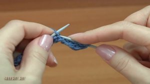 Узор резинка 1х1 скрещенными петлями. Урок 28