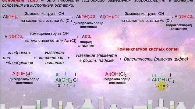 44. Кислые и основные соли смотреть онлайн