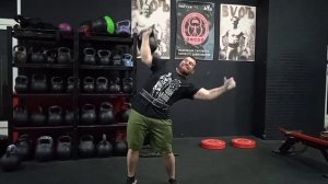 Тренировка с гирями! Жим гири 70 кг! Бросил вызов пауэрлифтеру!