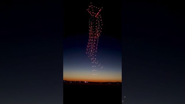 Incredible drone show at @burningman 🔥