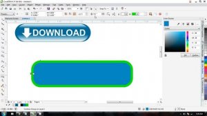 Create Download Button with CorelDraw