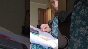 Вышивка двумя руками