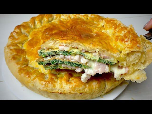 НЕ ОСТАНЕТСЯ И КРОШКИ! САМЫЙ Необычный и Очень ВКУСНЫЙ Слоеный ПИРОГ смотреть онлайн