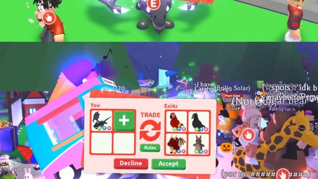 ADOPT ME (Roblox) - Trading Neon Shadow смотреть онлайн