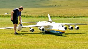 ПРИЯТНЫЙ ПОЛЕТ И ЖЕСТКАЯ ПОСАДКА!!! ГИГАНТСКИЙ 93KG XXXL RC АНТОНОВ АН-225 MRIJA МАСШТАБНАЯ МОДЕЛЬ С