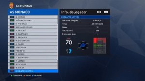K.Mbappe Lottin - Face on PES 2017 - PC