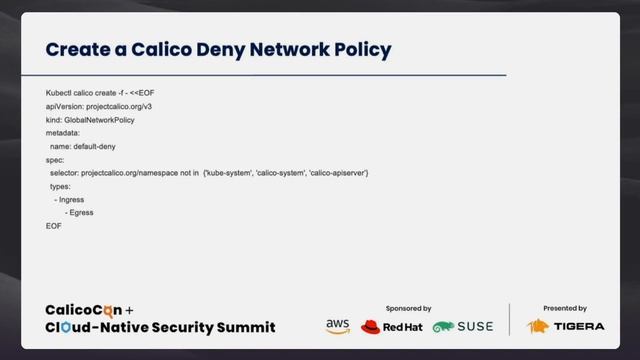 Isolating namespaces with Calico policies смотреть онлайн