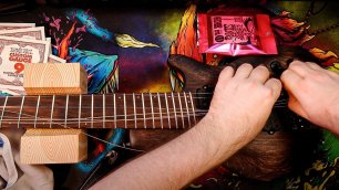 Замена струн на безголовой гитаре Laika - STEREO ASMR