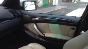 Обзор салона BMW X5 4,6 белая кожа