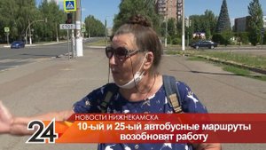 В Нижнекамске на маршруты №№ 10 и 25 выведут по одному автобусу