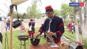 На Михайловской батарее показали полевые лагеря британцев и французов времён Крымской войны