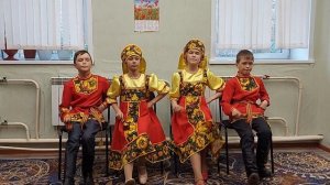 Ансамбль ложкарей "Потешки" п. Хани .Русская народная " Ой Вася  Васелек"