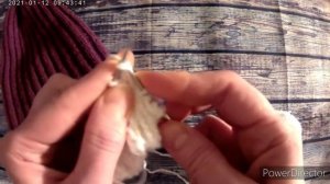 ЗИМНЯЯ ДВОЙНАЯ ВЯЗАНАЯ женская ШАПКА СПИЦАМИ / мастер класс / МК