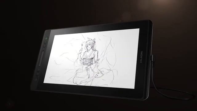 HUION KAMVAS Pro 13 GT 133 Pen Display Digital Graphic Tablet Monitor Battery Free 8192 levels Pen
