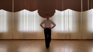 Видео урок для начинающих. Танец Медленный Вальс. (Урок 1)