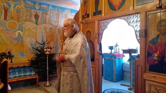 Проповедь протоиерея Алексия Бабурина на празднование Крещения Господня 2019 года смотреть онлайн