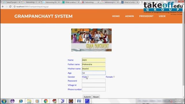 Gram panchayat video || Java Web Application Projects || Java Projects