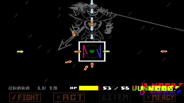 Undertale | Oversave-tale | undyne the undying with noob mode best attempt смотреть онлайн