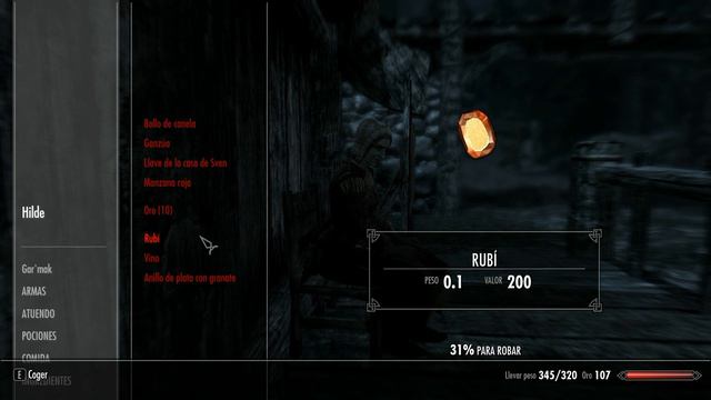 TES V - Skyrim - Brujo: Gameplay Parte 1 (Mini Tutorial)