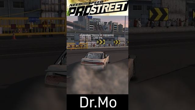 Need for Speed ProStreet. В дрифте прошелся очень близко к стене #shorts #nfs #pc #game #игра #гонки