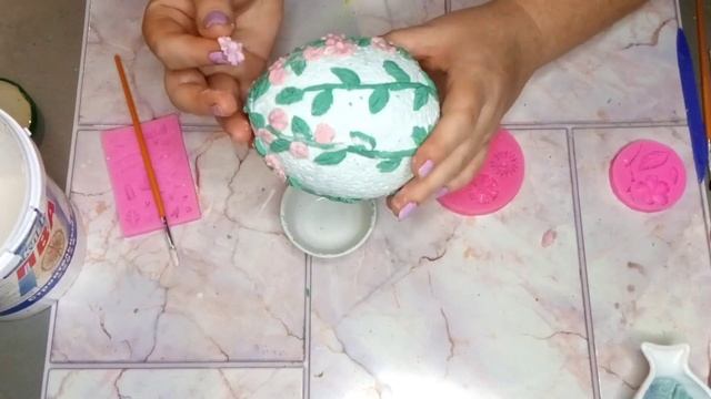 Декоративное пасхальное яйцо. Пасхальные поделки своими руками. Easter crafts DIY смотреть онлайн