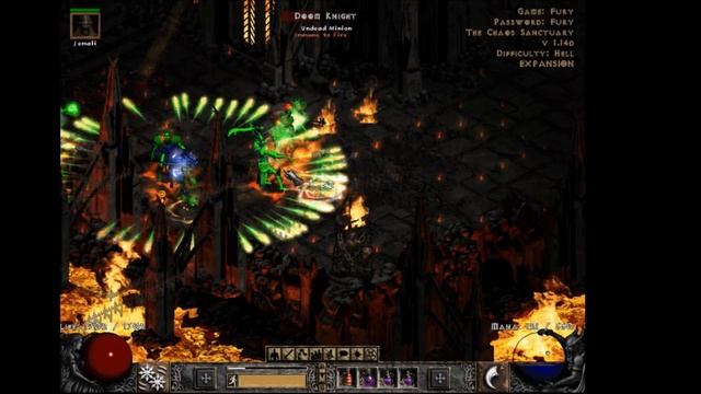 Diablo 2: Blade Fury/ Kick hybrid assassin doing Chaos run смотреть онлайн