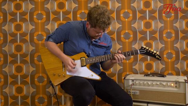 Gibson 1958 Korina Explorer White Pickguard Reissue played by Milo Groenhuijzen | Demo @ TFOA смотреть онлайн