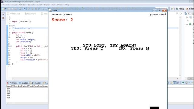 Catch it game with java смотреть онлайн