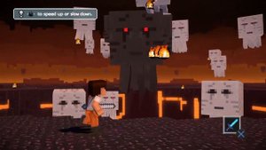 Minecraft: Story Mode Season 2 episode 3: giant ghast boss battle
