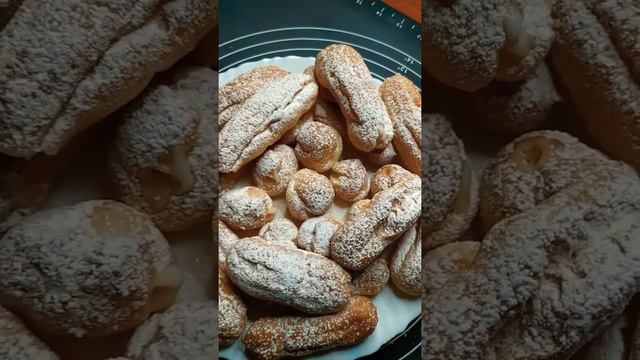 Самые вкусные пирожные эклеры | профитроли | шу с заварным кремом | eclairs