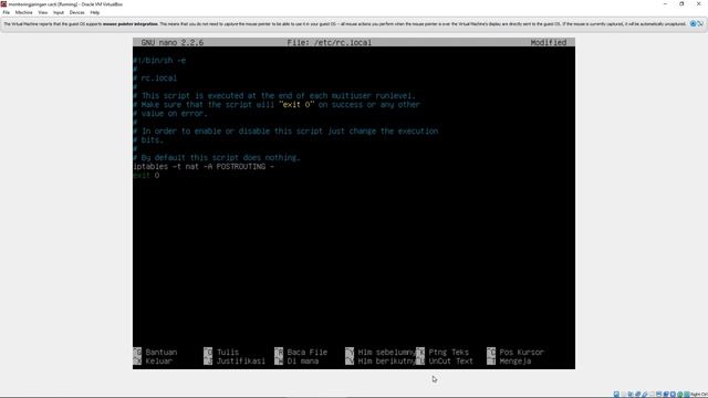 VIRTUALBOX - Konfigurasi Firewall Debian смотреть онлайн
