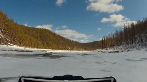 Аэролодка Аляска 510 по порогам весной