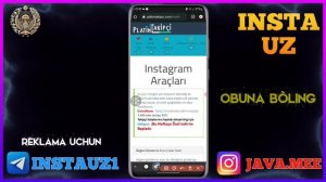 INSTAGRAMGA CHEKSIZ NAKRUTKA URISH // KUNIGA 5000 TA ENG ZÒRI