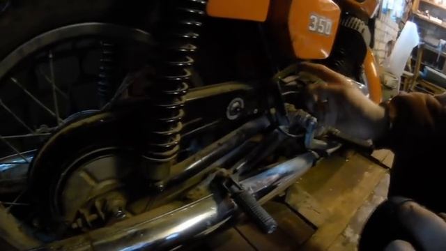 Шок! Мотоцикл чезет 1976 года! смотреть онлайн