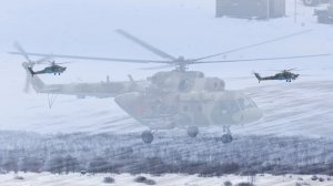 Армейская авиация - зимние полёты
