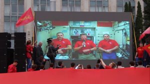 Приветствие с МКС для жителей Молдовы