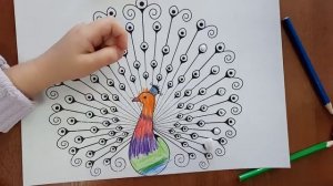 Мастер-класс из мятой гофрированной бумаги «Чудо павлин»