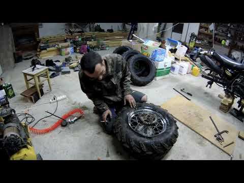 Из Motoland V-raptor 250 - V-Traktor 250! Резина от квадроцикла на заднее колесо. Вторая часть.18+ смотреть онлайн