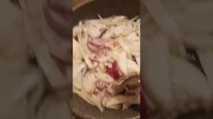 Сердечки индейки на сковороде