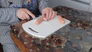 Рецепт Карантина. Быстрые закуски. Сосиски с вермишелью. Как заставить родных улыбнуться.
