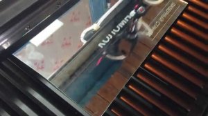 87 лазерный станок Rabbit 6090 SC наладка у клиента