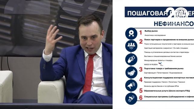 Консультационная сессия «Российского экспортного центра» смотреть онлайн