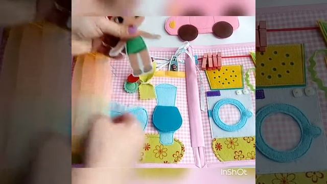 Кукольный домик из фетра