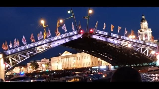 Питер. Развод мостов. 13-14 июня 2022