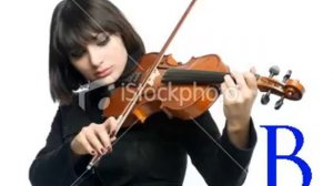 B note with Violin Tuner Online