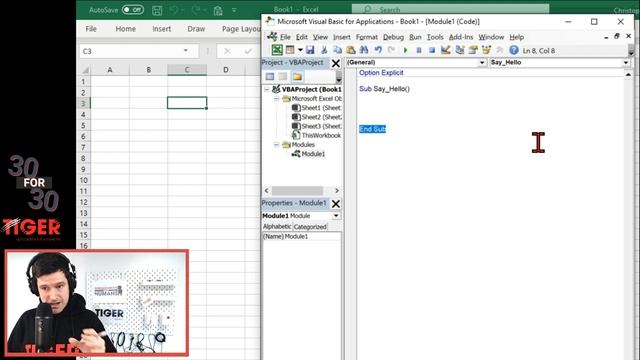 (1/30) Excel VBA Absolute Beginner Course (30 For 30) смотреть онлайн