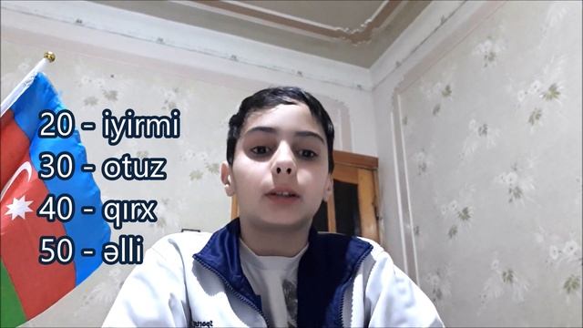 Уроки азербайджанского языка. Цифры - Rəqəmlər. Урок 2